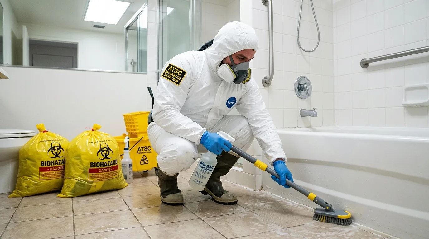 Decontamination equipment deployed for Blood Cleanup in Knoxville